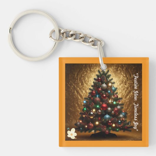 "Weihnachtsmagie" Schlüsselanhänger (Vorderseite)