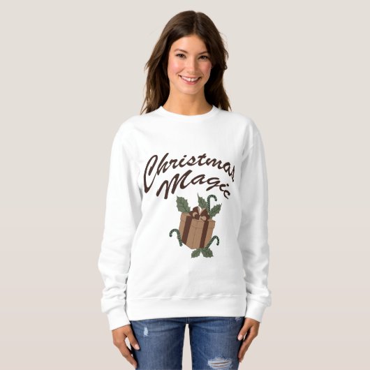Weihnachtsmagie Sweatshirt (Vorne ganz)