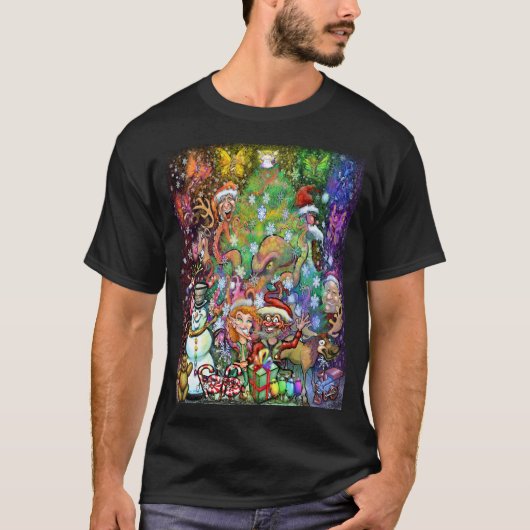Weihnachtsmagie T-Shirt (Vorderseite)