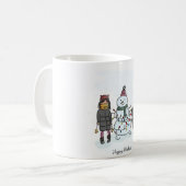 Weihnachtsmagie-Tasse Kaffeetasse (Vorderseite Links)