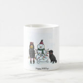 Weihnachtsmagie-Tasse Kaffeetasse (Mittel)