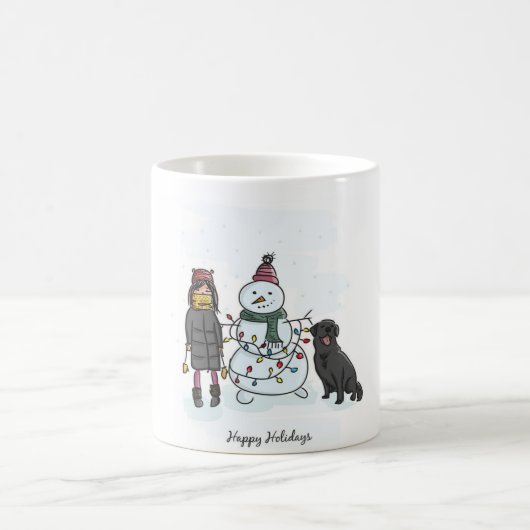 Weihnachtsmagie-Tasse Kaffeetasse (Mittel)