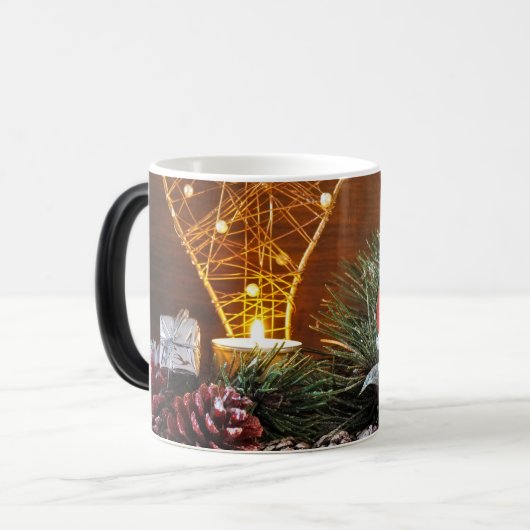 Weihnachtsmagie-Tasse Verwandlungstasse (Vorderseite Links)