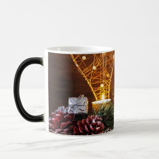 Weihnachtsmagie-Tasse Verwandlungstasse (Links)