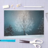 Weihnachtsmagie Vintages Tissue Paper Seidenpapier (Handwerk)