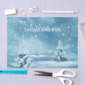 Weihnachtsmagie Vintages Tissue Paper Seidenpapier (Handwerk)