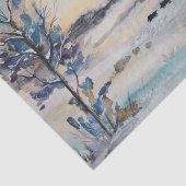 Weihnachtsmagie Vintages Tissue Paper Seidenpapier (Ausschnitt)