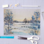 Weihnachtsmagie Vintages Tissue Paper Seidenpapier (Handwerk)