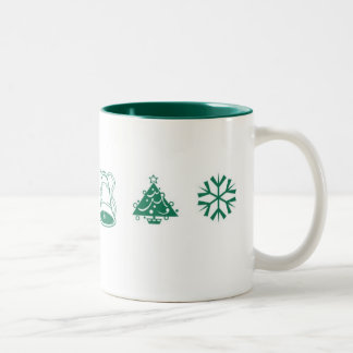 Weihnachtsmagie Zweifarbige Tasse