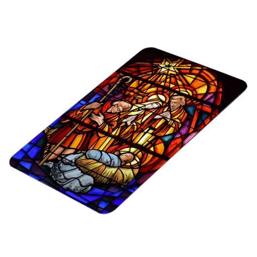 Weihnachtsmagnet aus verkettetem Glas Magnet (Linke Seite)