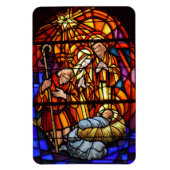 Weihnachtsmagnet aus verkettetem Glas Magnet (Vertikal)