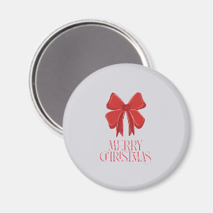Weihnachtsmagnet Frohe Weihnachten Rotes Band Ak Magnet