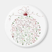 Weihnachtsmagnet Magnet (Vorne)