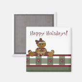 Weihnachtsmagnet Magnet (Vorderseite/Rückseite)