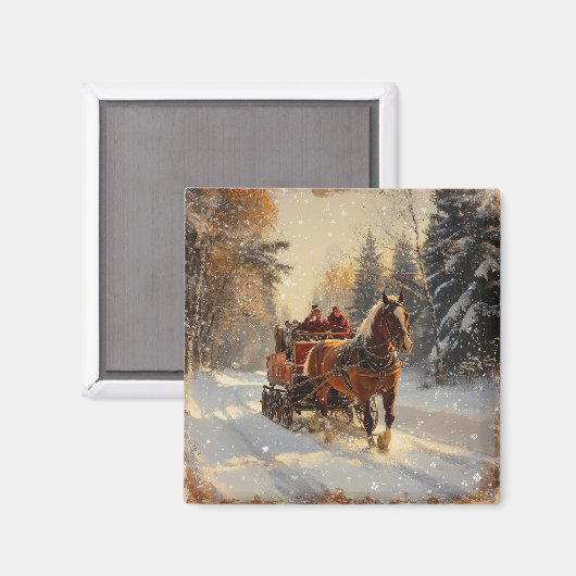 Weihnachtsmagnet Magnet (Vorderseite/Rückseite)