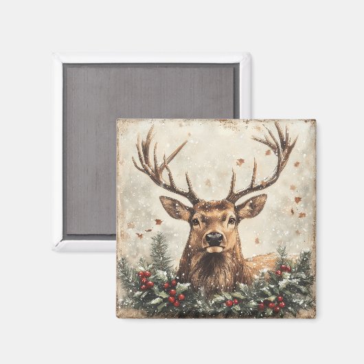 Weihnachtsmagnet Magnet (Vorderseite/Rückseite)