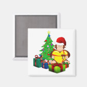 Weihnachtsmagnet Magnet (Vorderseite/Rückseite)