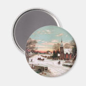 Weihnachtsmagnet Magnet (Vorderseite/Rückseite)