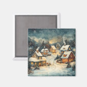 Weihnachtsmagnet Magnet (Vorderseite/Rückseite)