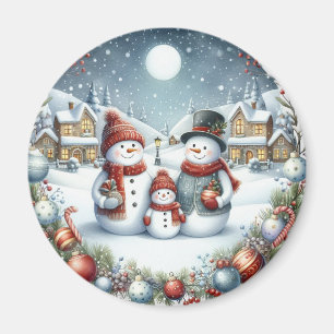 Weihnachtsmagnete - Festlicher Kühlschrank Dekorat Magnet