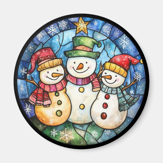 Weihnachtsmagnete - Festlicher Kühlschrank Dekorat Magnet (Vorne)