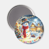 Weihnachtsmagnete - Festlicher Kühlschrank Dekorat Magnet (Vorderseite/Rückseite)