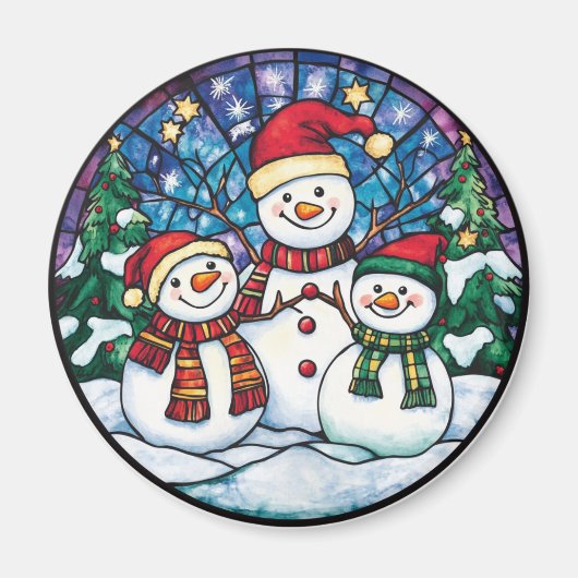 Weihnachtsmagnete - Festlicher Kühlschrank Dekorat Magnet (Vorne)