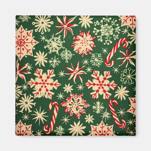 Weihnachtsmagnete - Festlicher Kühlschrank Dekorat Magnet (Vorne)