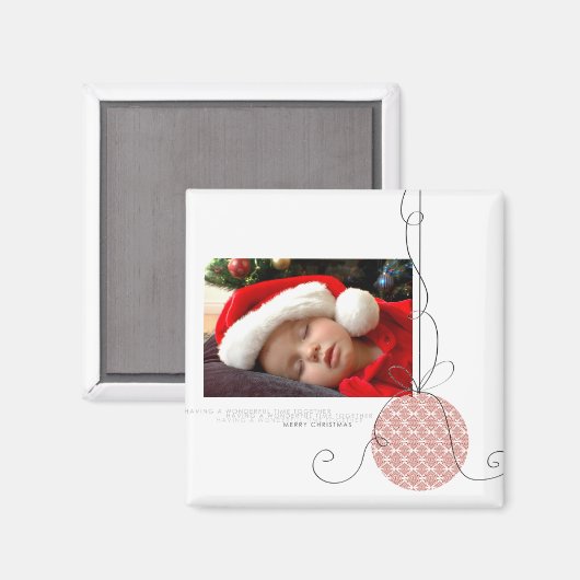 Weihnachtsmagnete Magnet (Vorderseite/Rückseite)