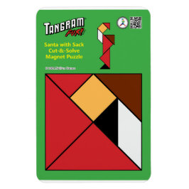 Weihnachtsmagnete von Tangram - Santa & Sack of To Magnet
