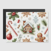 WeihnachtsMagnetkarte Magnetkarte (Vorne/Hinten)