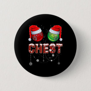 Weihnachtsmahlzeiten Couple Family Kastanien Button