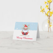 Weihnachtsmahlzeiten Karte (Gelbe Blume)