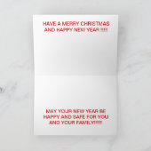 Weihnachtsmail Weihnachtskarte Feiertagskarte (Innenseite)