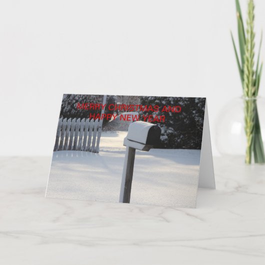 Weihnachtsmail Weihnachtskarte Feiertagskarte (Vorderseite)