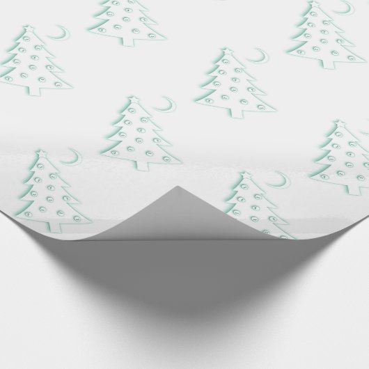 Weihnachtsmakaberer Baum Geschenkpapier (Ecke)