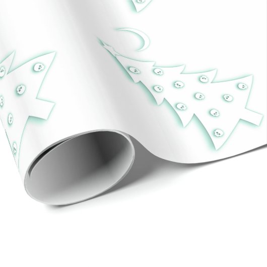 Weihnachtsmakaberer Baum Geschenkpapier (Rolleneckpunkt)
