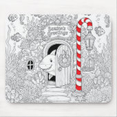 Weihnachtsmalbuch mit Hai Mousepad (Vorne)
