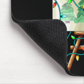 Weihnachtsmaler-Design _ Santa Xmas-Maler Künstler Mousepad (Ecke)
