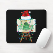 Weihnachtsmaler-Design _ Santa Xmas-Maler Künstler Mousepad (Mit Mouse)