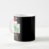 Weihnachtsmaler-Design _ Santa Xmas Paint Künstler Kaffeetasse (Vorderseite Links)