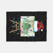 Weihnachtsmaler Design Weihnachtsmaler Künstler Fleecedecke (Vorderseite (Horizontal))