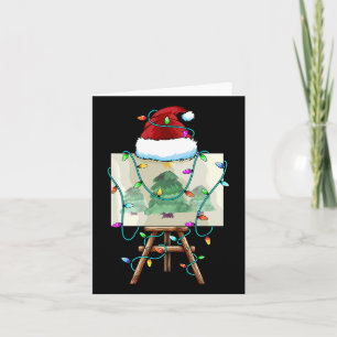 Weihnachtsmaler Design Weihnachtsmaler Künstler Karte
