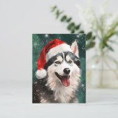 Weihnachtsmalerei Feiertagskarte (Stehend Vorderseite)