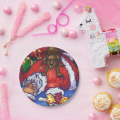 Weihnachtsmalerei Pappteller (Party)