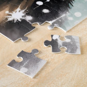 Weihnachtsmalereikunst des Deutschen Hirten Puzzle (Seite)