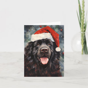 Weihnachtsmalereikunst des Neufundlands Karte