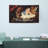 Weihnachtsmanagerszene Banner (Messeveranstaltung)