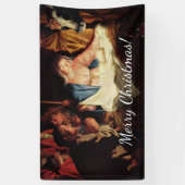 Weihnachtsmanagerszene Banner (Vertikal)