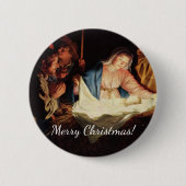 Weihnachtsmanagerszene Button (Vorderseite)